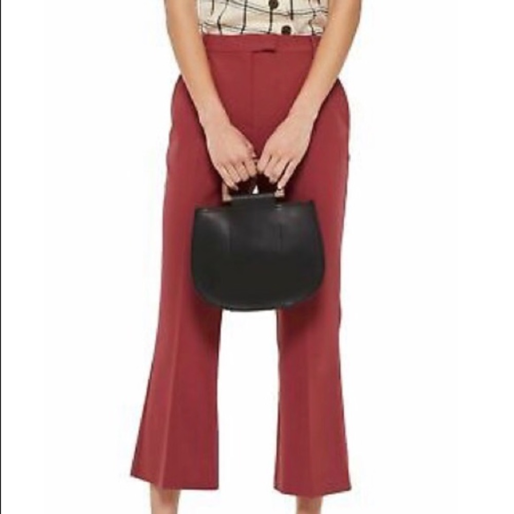 TOPSHOP Slim Kick Flare Trousers